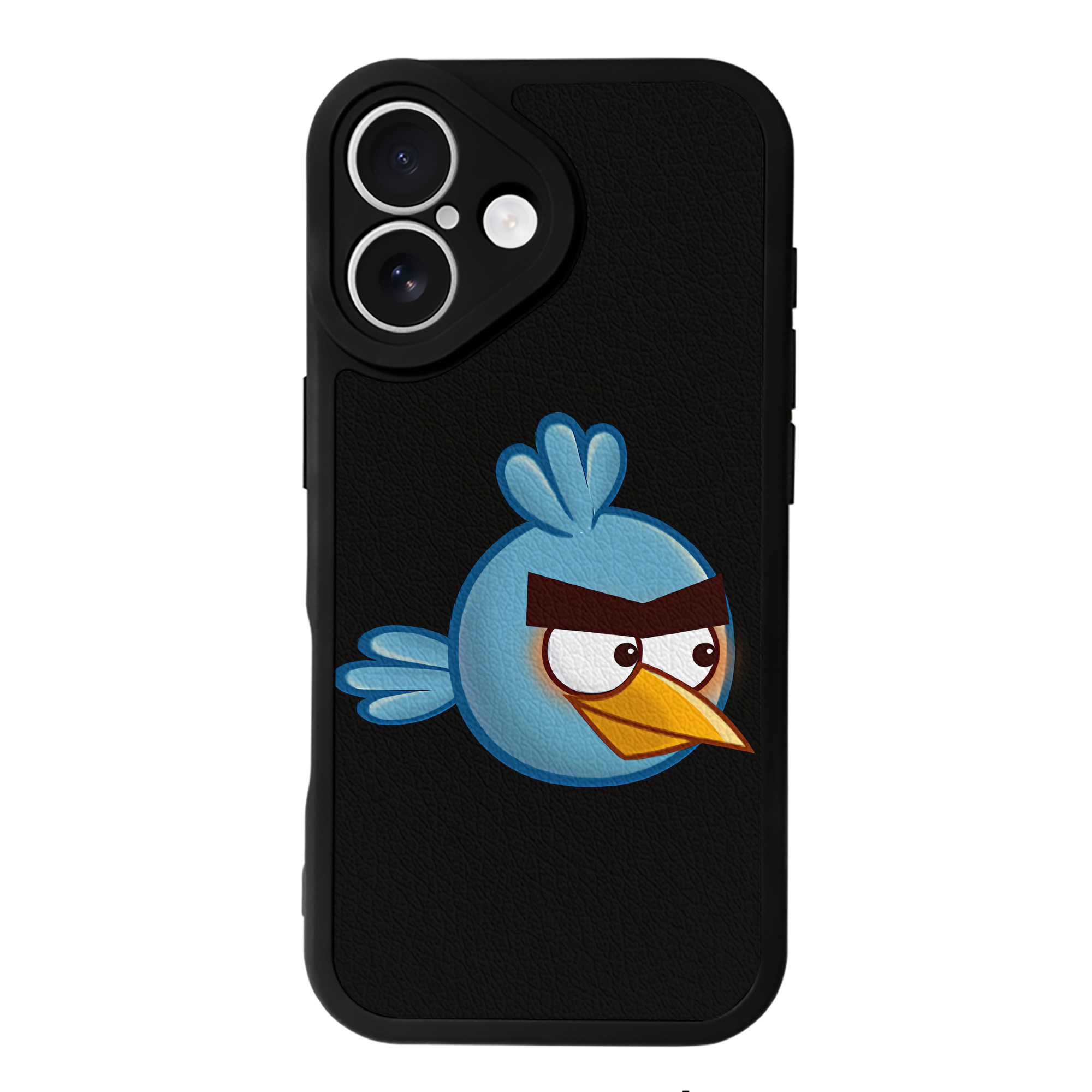 （画像用） Angry Birds アングリーバード 【iPhone 16シリーズ対応】シリコンスマホケース（レザー調） 材質：シリコン